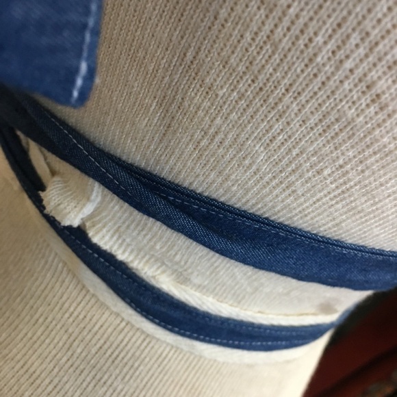 Blue denim backless top - Picture 7 of 7